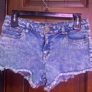 Wax Jean Shorts